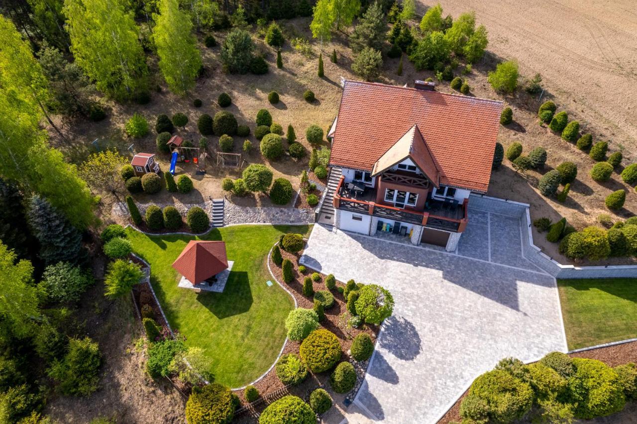 Dom Na Wzgorzu Z Widokiem Na Jezioro Z Balia I Sauna Lipnica  Exterior foto